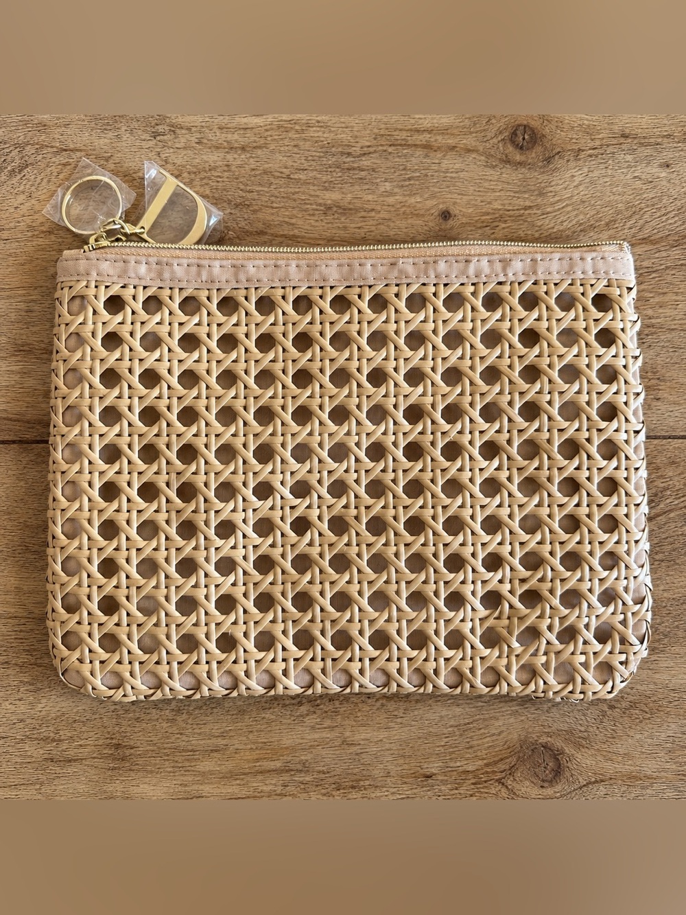 Dior Beauty Limited Edition Summer Rattan Cannage Trousse Pouch - Picture 2 of 5